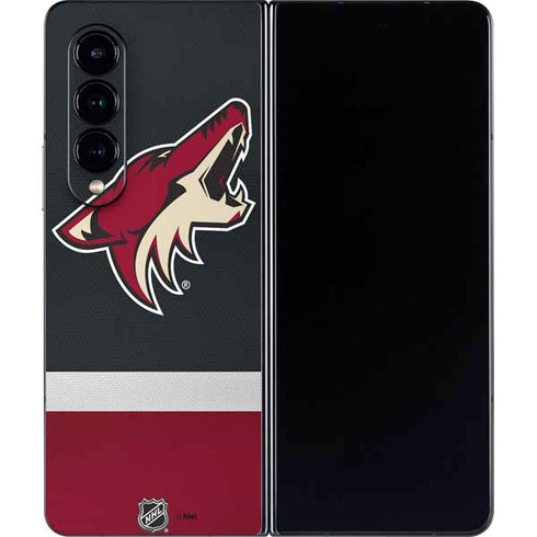 NHL Arizona Coyotes Jersey Galaxy Z Fold4 5G Skin