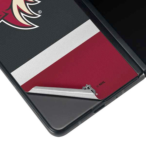 NHL Arizona Coyotes Jersey Galaxy Z Fold4 5G Skin