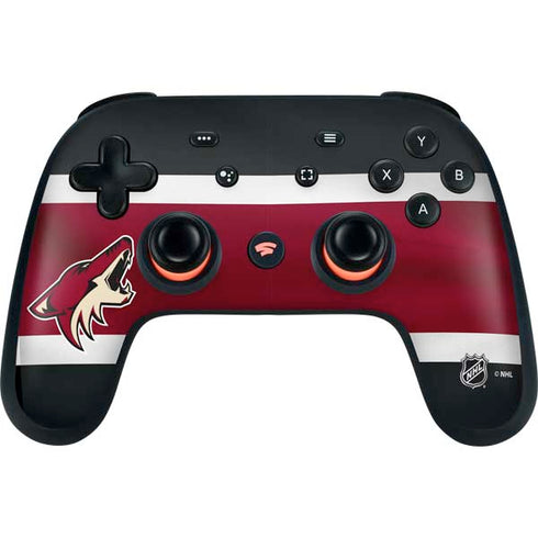 NHL Arizona Coyotes Jersey Google Stadia Controller Skin