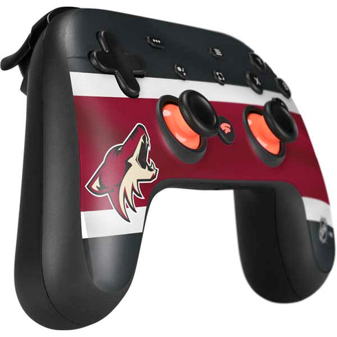 NHL Arizona Coyotes Jersey Google Stadia Controller Skin