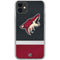 NHL Arizona Coyotes Jersey iPhone 11 Clear Case