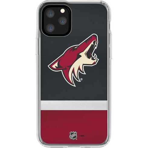 NHL Arizona Coyotes Jersey iPhone 11 Pro Clear Case