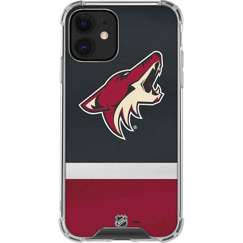 NHL Arizona Coyotes Jersey iPhone 12 Clear Case