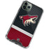 NHL Arizona Coyotes Jersey iPhone 12 Pro Max Clear Case