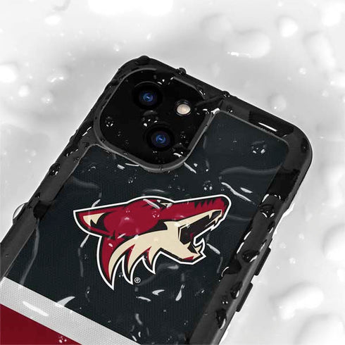 NHL Arizona Coyotes Jersey iPhone 13 Mini Waterproof Case