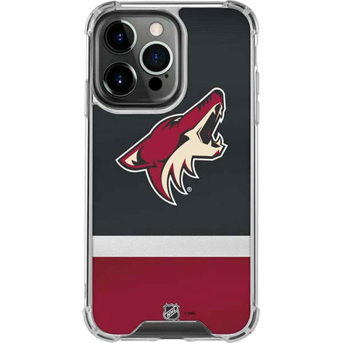NHL Arizona Coyotes Jersey iPhone 13 Pro Clear Case