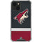 NHL Arizona Coyotes Jersey iPhone 14 Clear Case
