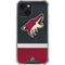 NHL Arizona Coyotes Jersey iPhone 14 Plus Clear Case