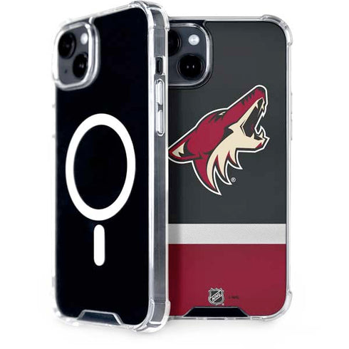 NHL Arizona Coyotes Jersey iPhone 15 Plus MagSafe Case