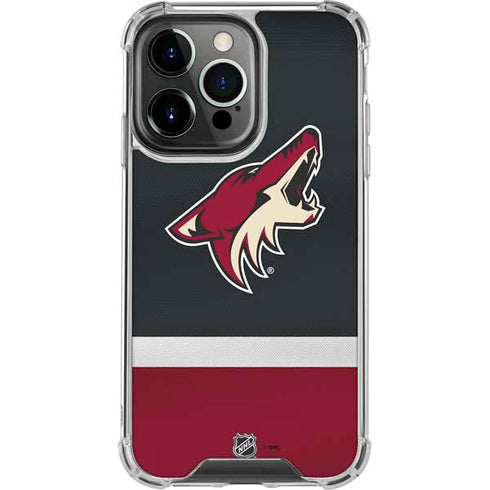 NHL Arizona Coyotes Jersey iPhone 15 Pro Clear Case
