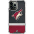 NHL Arizona Coyotes Jersey iPhone 14 Pro Max Clear Case