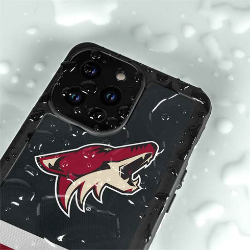 NHL Arizona Coyotes Jersey iPhone 14 Pro Max Waterproof Case