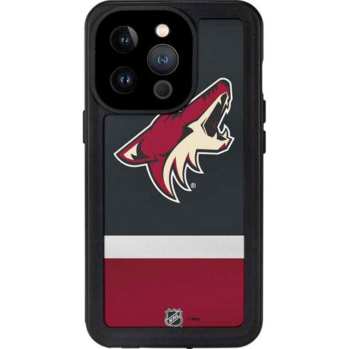 NHL Arizona Coyotes Jersey iPhone 14 Pro Waterproof Case