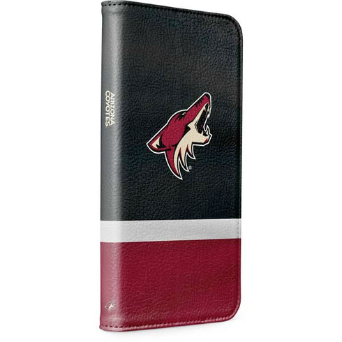 NHL Arizona Coyotes Jersey iPhone 15 Plus Folio Case