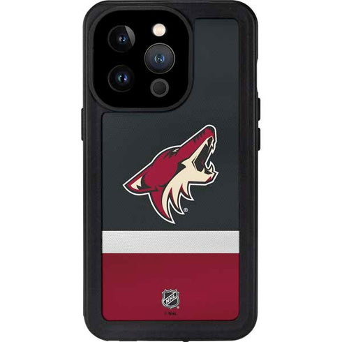 NHL Arizona Coyotes Jersey iPhone 15 Pro Waterproof Case