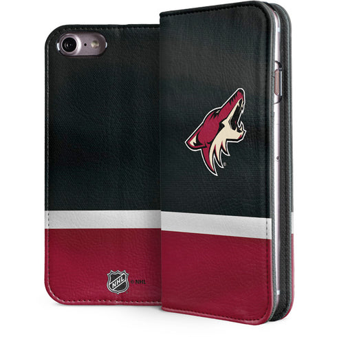 NHL Arizona Coyotes Jersey iPhone 8 Folio Case