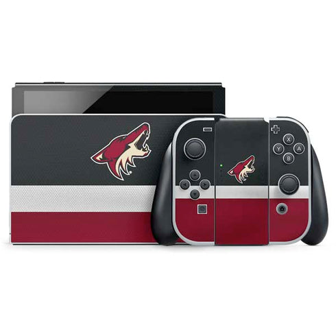 NHL Arizona Coyotes Jersey Nintendo Switch OLED (2021) Skin