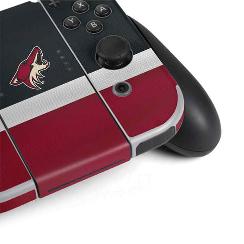 NHL Arizona Coyotes Jersey Nintendo Switch OLED (2021) Skin