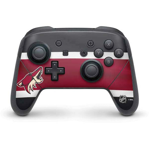 NHL Arizona Coyotes Jersey Nintendo Switch Pro Controller Skin