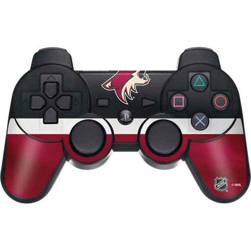 NHL Arizona Coyotes Jersey PS3 Dual Shock wireless controller Skin
