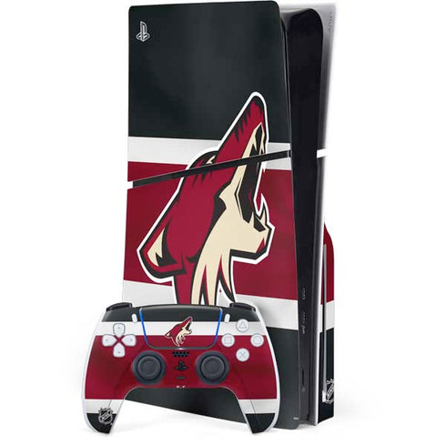 NHL Arizona Coyotes Jersey PS5 Slim Disk Bundle Skin