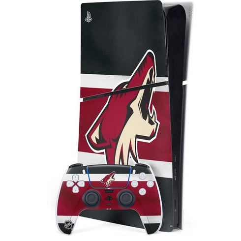 NHL Arizona Coyotes Jersey PS5 Slim Digital Edition Console Skin