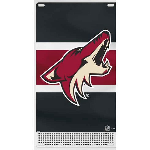 NHL Arizona Coyotes Jersey Xbox Series S Console Skin