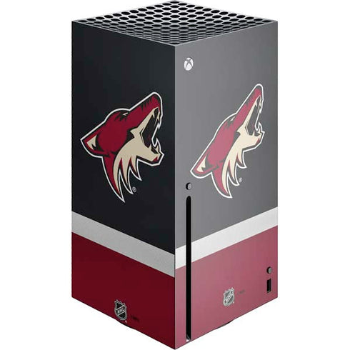NHL Arizona Coyotes Jersey Xbox Series X Console Skin