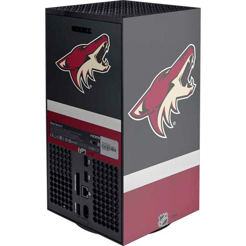 NHL Arizona Coyotes Jersey Xbox Series X Console Skin