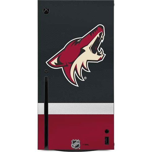 NHL Arizona Coyotes Jersey Xbox Series X Console Skin