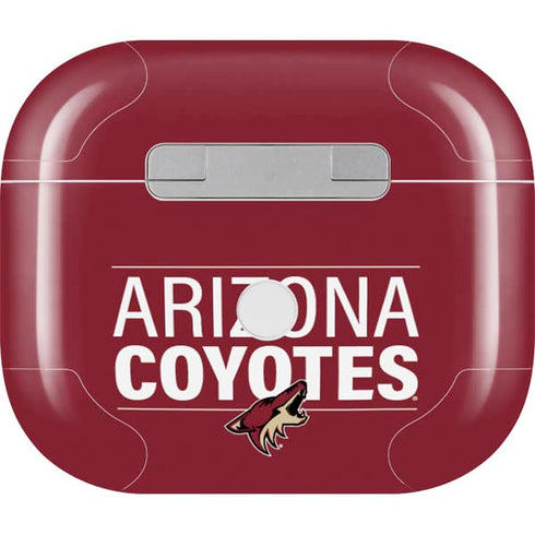 NHL Arizona Coyotes Lineup Apple AirPods (3rd Gen 2021) Skin