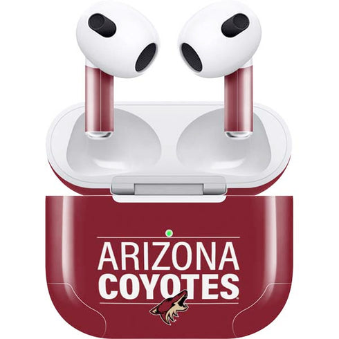 NHL Arizona Coyotes Lineup Apple AirPods (3rd Gen 2021) Skin