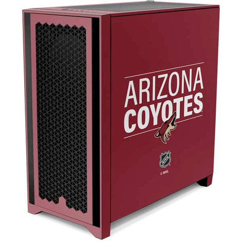 NHL Arizona Coyotes Lineup Corsair 4000D Tempered Glass Mid-Tower ATX Case Skin