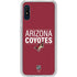 NHL Arizona Coyotes Lineup Galaxy A10e Clear Case