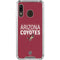 NHL Arizona Coyotes Lineup Galaxy A30 Clear Case