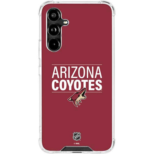NHL Arizona Coyotes Lineup Galaxy A54 5G Clear Case