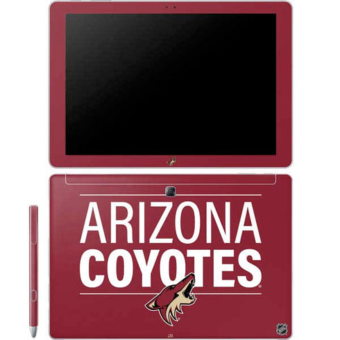 NHL Arizona Coyotes Lineup Galaxy Book 12in Skin