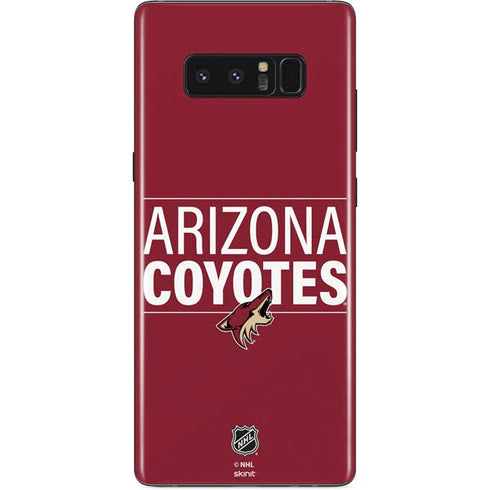 NHL Arizona Coyotes Lineup Galaxy Note 8 Skin