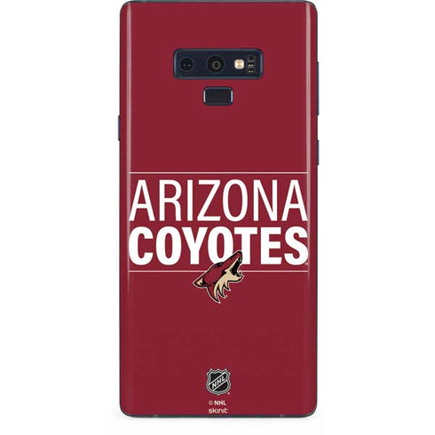 NHL Arizona Coyotes Lineup Galaxy Note 9 Skin