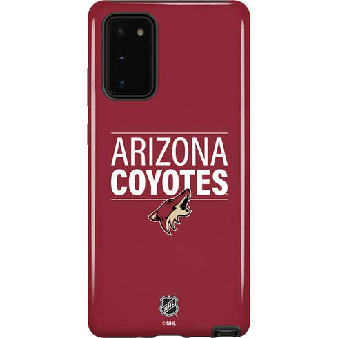 NHL Arizona Coyotes Lineup Galaxy Note20 5G Pro Case