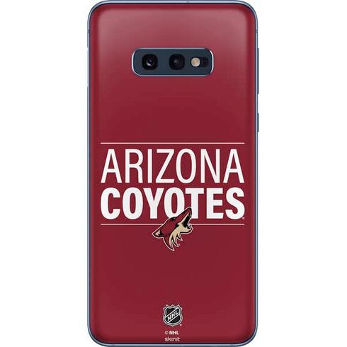 NHL Arizona Coyotes Lineup Galaxy S10e Skin
