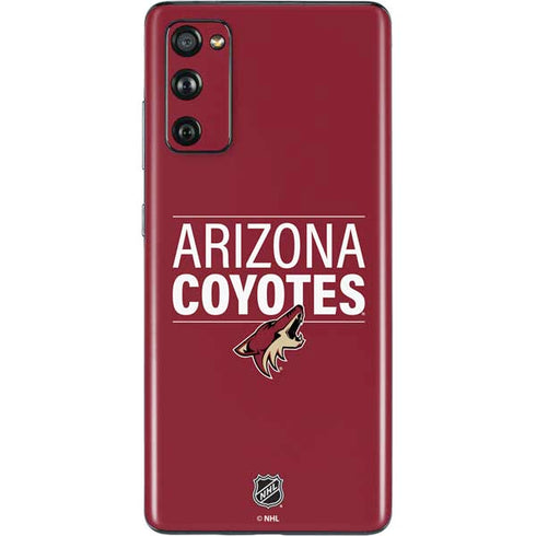 NHL Arizona Coyotes Lineup Galaxy S20 Fan Edition Skin