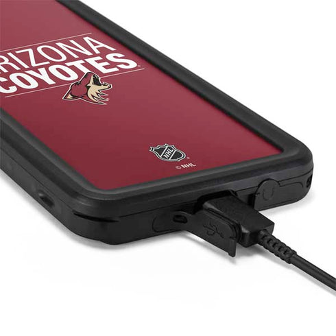 NHL Arizona Coyotes Lineup Galaxy S20 Waterproof Case
