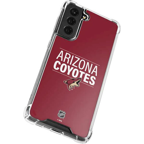 NHL Arizona Coyotes Lineup Galaxy S22 Plus Clear Case