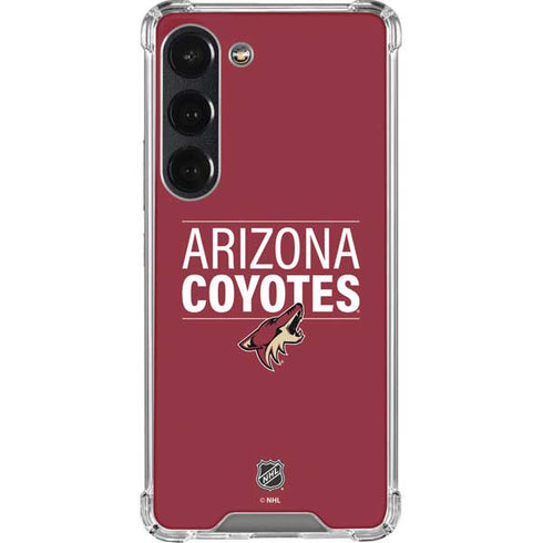 NHL Arizona Coyotes Lineup Galaxy S23 Clear Case