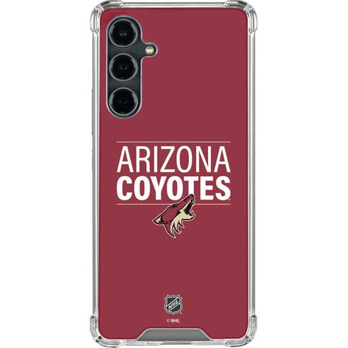 NHL Arizona Coyotes Lineup Galaxy S23 FE Clear Case