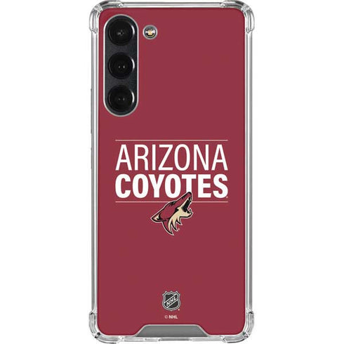 NHL Arizona Coyotes Lineup Galaxy S23 Plus Clear Case