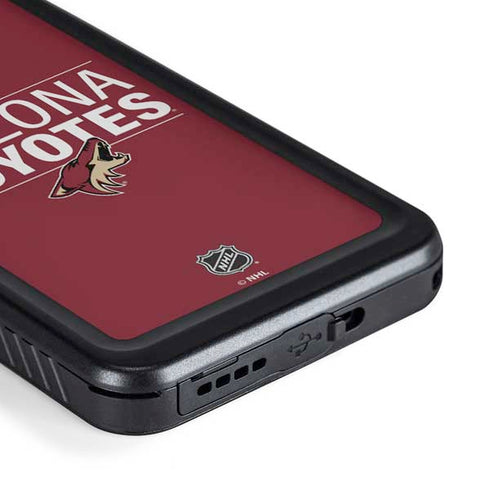 NHL Arizona Coyotes Lineup Galaxy S23 Plus Waterproof Case