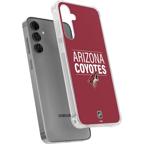 NHL Arizona Coyotes Lineup Galaxy S24 Plus Clear Case