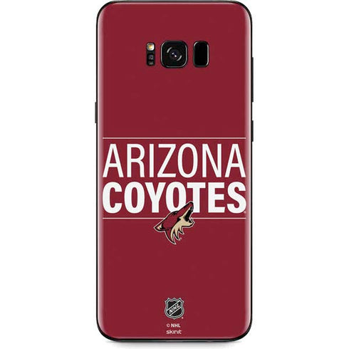 NHL Arizona Coyotes Lineup Galaxy S8 Skin
